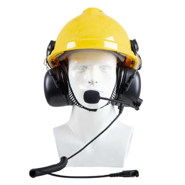 Hytera ECN50-P Profesyonel Gürültü Önleyici Baret Üstü Kulaklık Mikrofon Seti